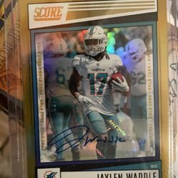 Jaylen Waddle  Auto 21/50 