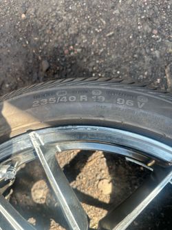 Used tire and rim