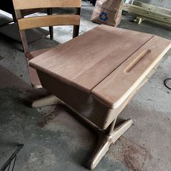 Antique Vintage School Desk 50s