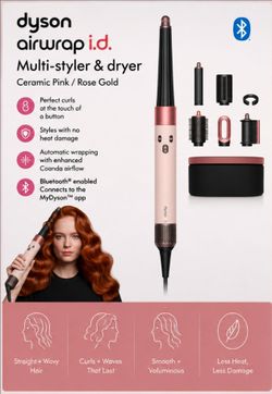 Dyson Airwrap i.d. Multi-Styler & Dryer Ceramic Pink/Rose Gold - Latest Bluetooth Model.    Dyson Airwrap, Dyson Airwrap ID, Dyson Airwrap i.d., Dyson