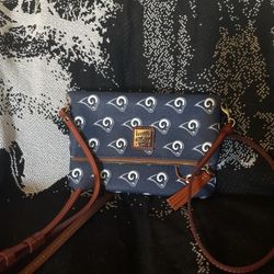 AUTHENTIC 100% DOONEY AND BURKE RAMS CROSSBODY