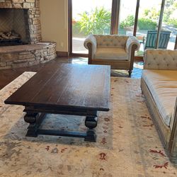 solid wood great quality coffee table 41x62x20.5 inches