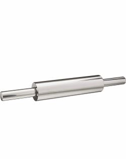 30cm Length Stainless Steel Rolling Pin With Handles Roller