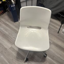White Swivel Chair