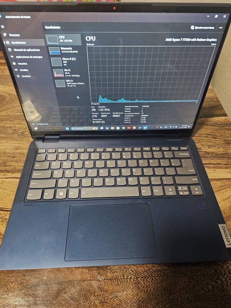 Game Lenovo 2023 Ryzen 7 7730u Touch Screen Laptop