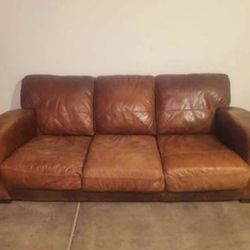 Leather Sofa 