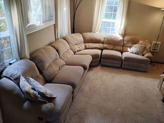 11 x 9 beige sectional couch -presale