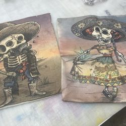 Skeleton Pillow Cases