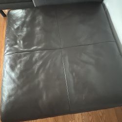 Leather Couch Square