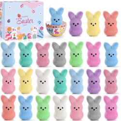 ☘️ Easter Basket Stuffers for Kids,Easter Egg Fillers, Cute Bunny Toys Easter Gifts for Kids, Party Favors Classroom Exchange, Easter Decorations (24P