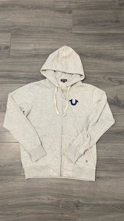 True Religion Large Gray Zip Up