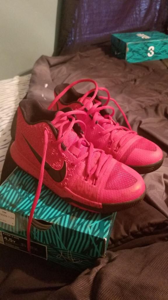 Kyrie 3 Size 4.5 Y $45