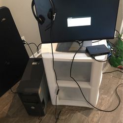 Dell Monitor And Desktop 