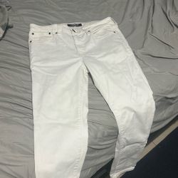 Express White Skinny jeans 