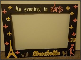 Paris Theme Selfie Frame