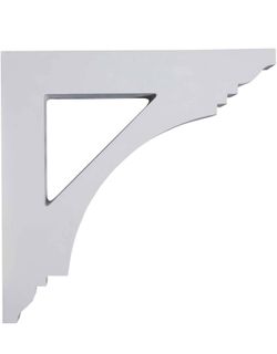 Ekena Millwork Imperial Bracket, 4"W x 20"D x 20"H, Factory Primed