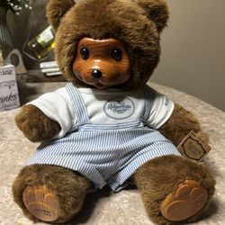 Wood Bear Vintage Robert Raikes Bear 