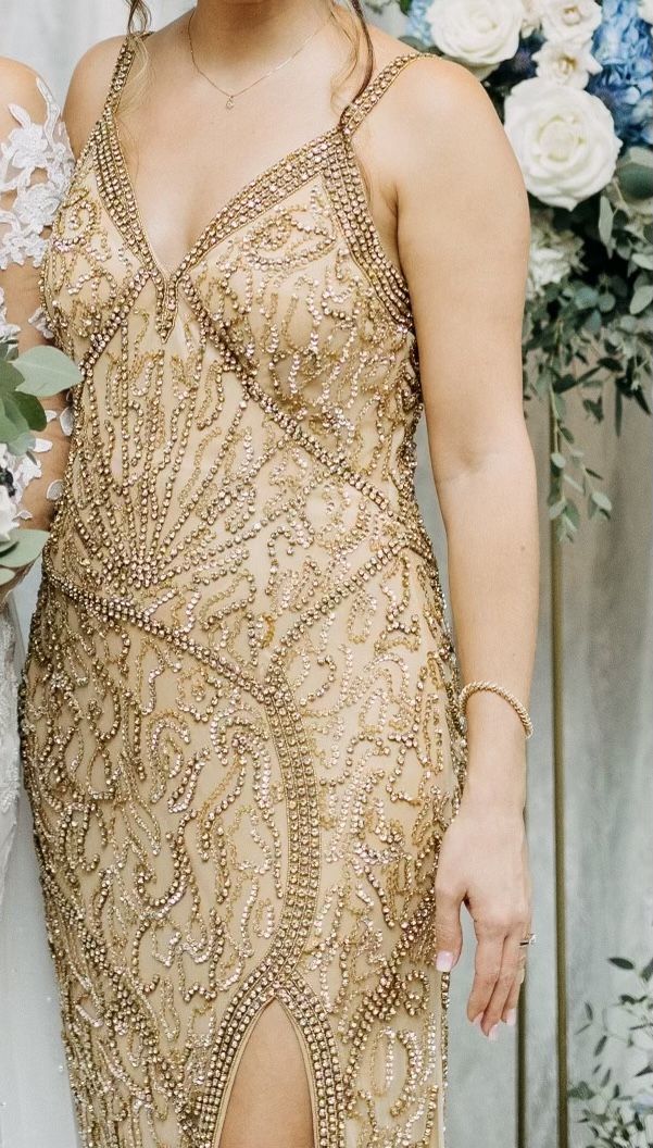 Gold Pageant\Prom Dress - Sophia Thomas Runway