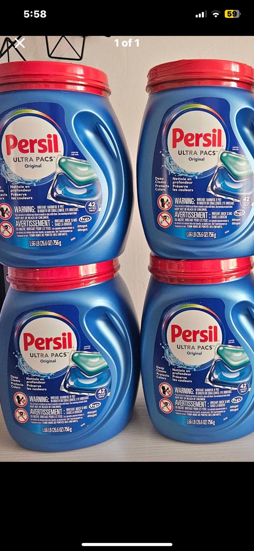 Persil Detergent ($10 Each)