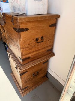 LINVINGROO END TABLES RUSTIC