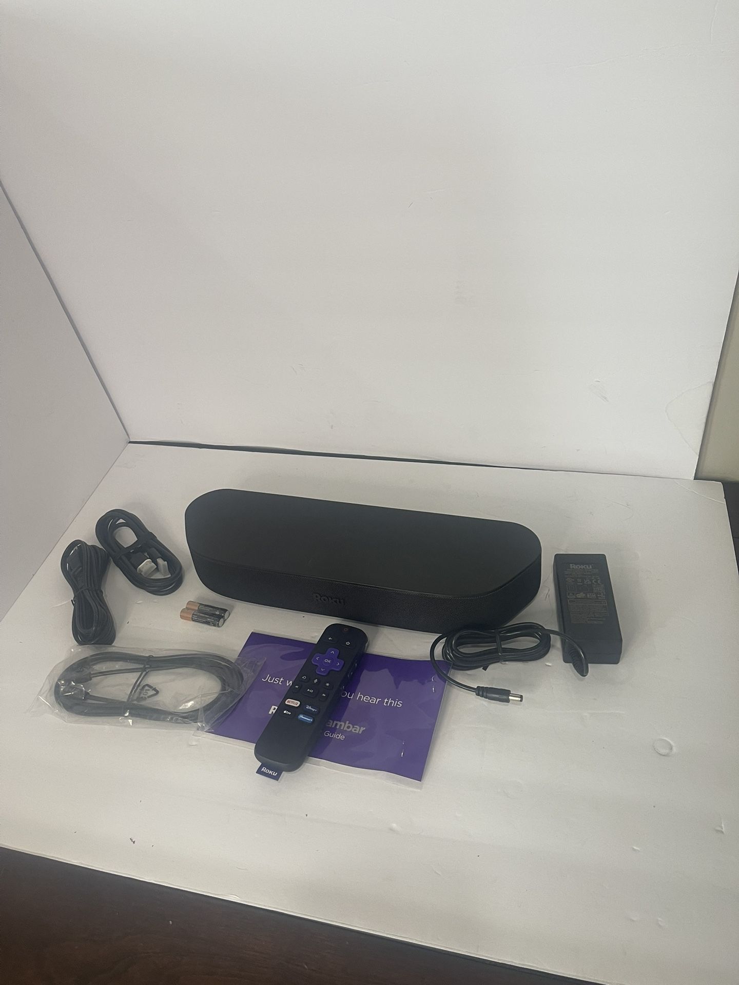 ROKU STREAMBAR 4K HDR STREAMING DEVICE PREMIUM ROKU REMOTE 9102X - BLACK