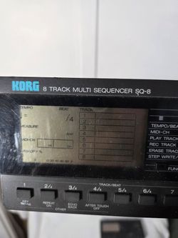 Two Korg SQ-8 8 track multi sequencer