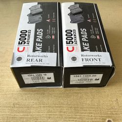 Nissan Titan XD 16-24 Front And Rear DFC 5000 Brake Pads 