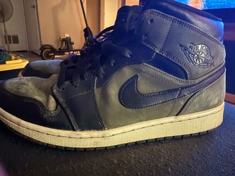 Michael Air Jordan one mid canvas