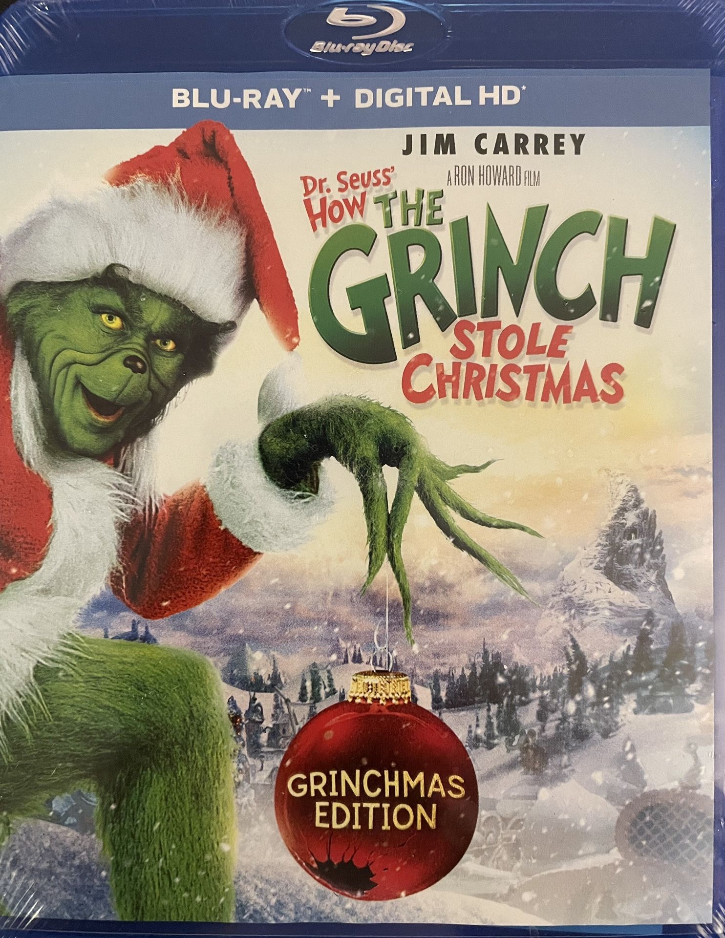 Dr. Seuss’ How The GRINCH STOLE CHRISTMAS Grinchmas Edition (Blu-Ray + Digital)