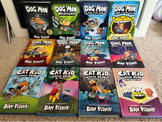 Dogman and Catkid Books Set of 12