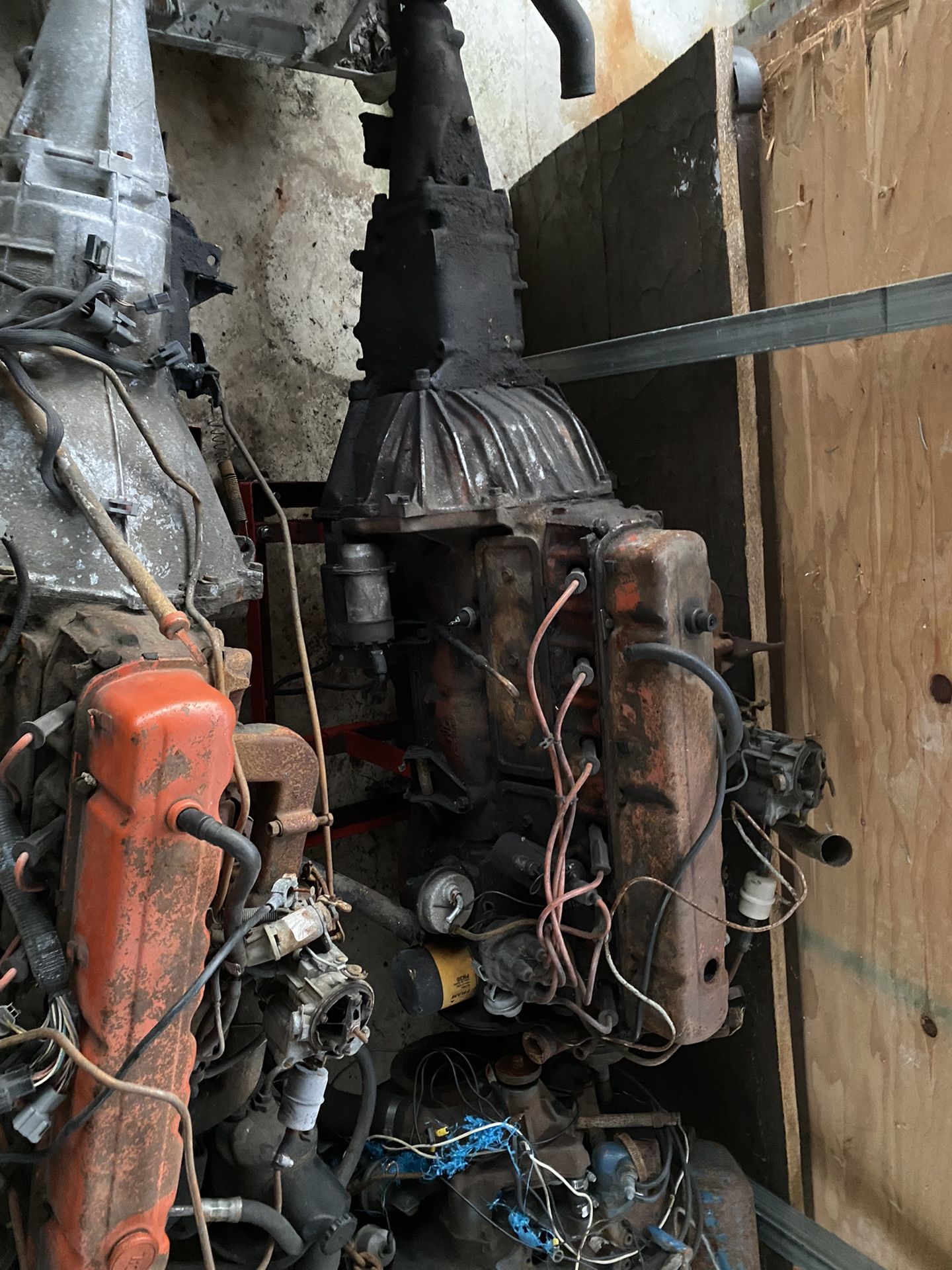 Chevy 250 Motor And Transmission