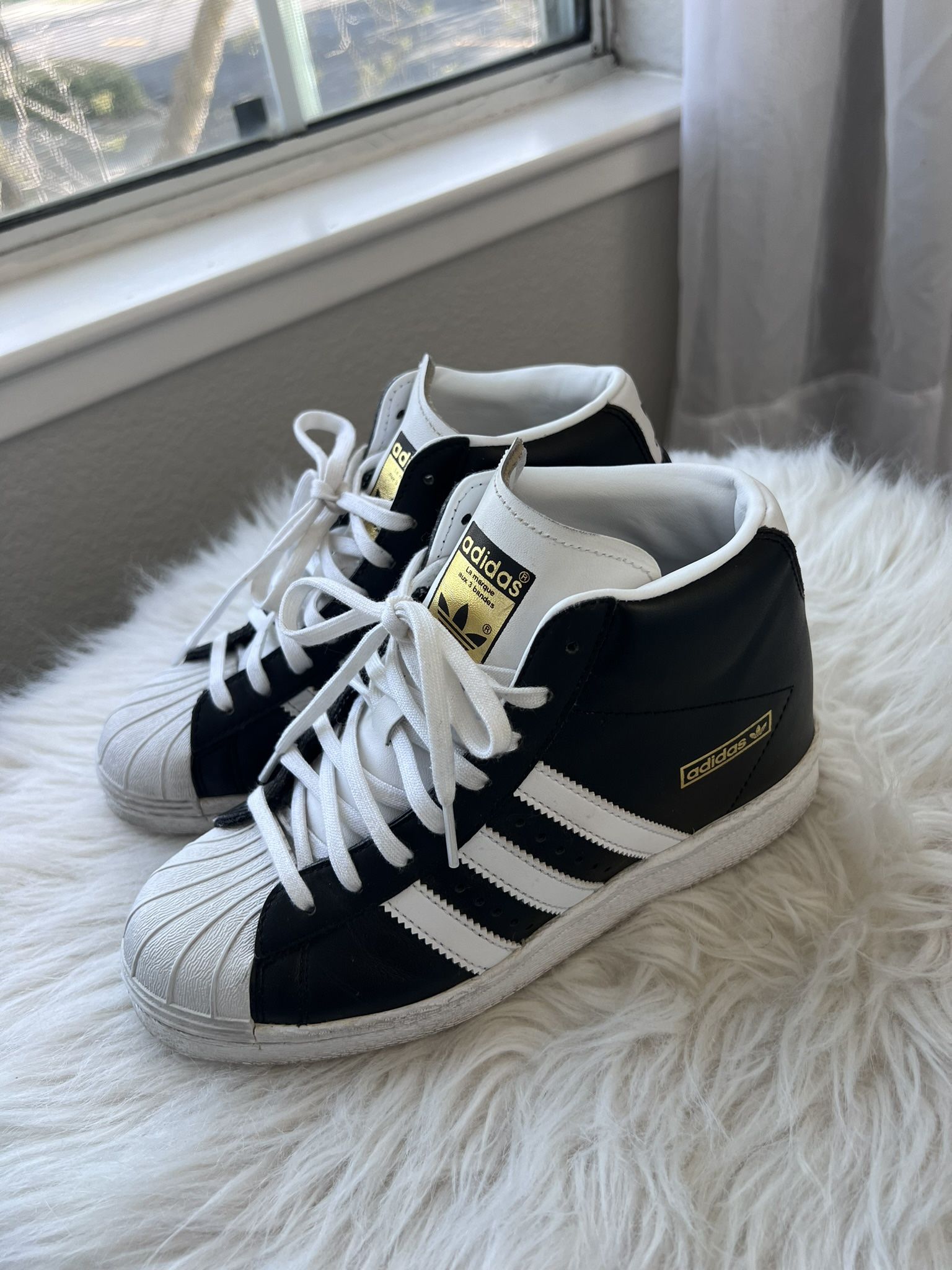 Adidas High Top Wedges *Ultra Rare!