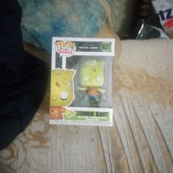 The Simpsons Treehouse Of Horror Zombie Bart Pop Funko 