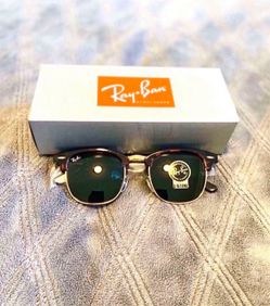 RayBan CLUBMASTERS Tortoise New AUTHENTIC