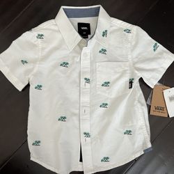 Toddler Boy Vans Button Up Shirt - New
