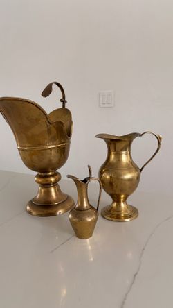3 Piece Gold Decoration
