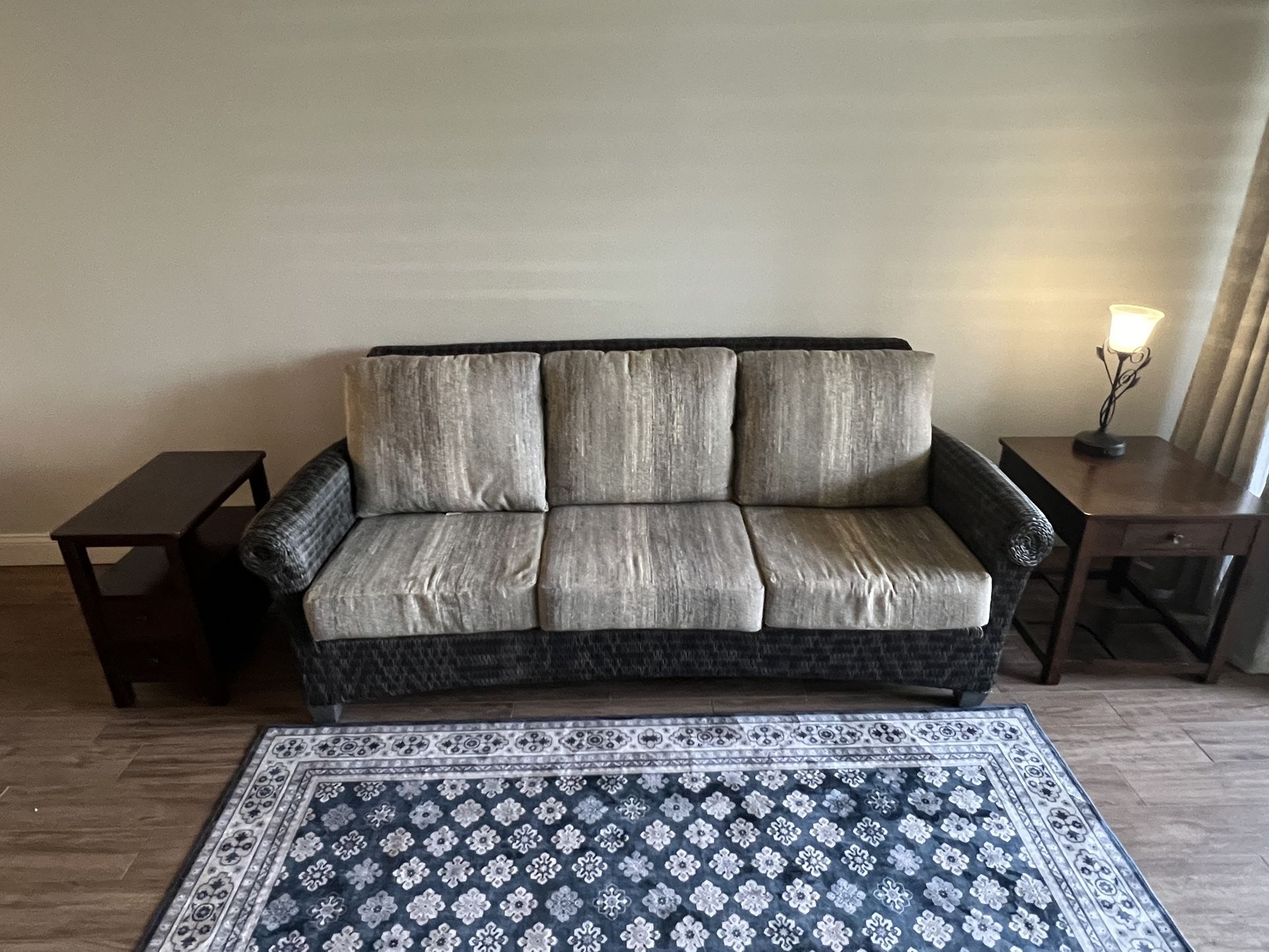Palm Casual Relax Series Couch, Table & Extra Cushion Set