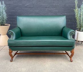 Vintage Leather Chesterfield Couch