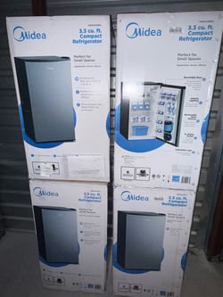 Midea 3.3 Cu. Ft. Compact Mini Refrigerator – Brand New