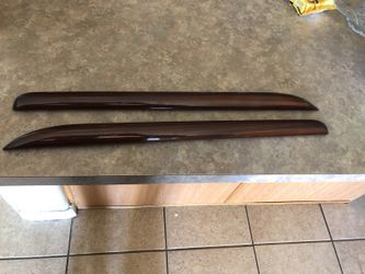 Wood trim for door panel