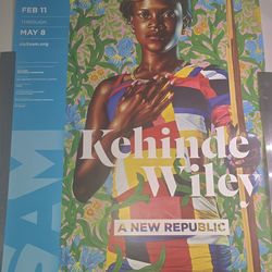 Kehinde Wiley A New Republic 19x26" Poster from Exhibition in Seattle