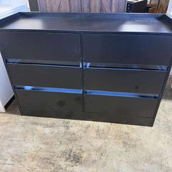 Modern Mid Century 6 Drawer Wide Dressers with LED