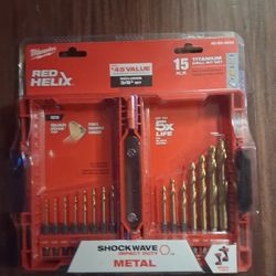 Milwaukee Red Helix Drill Bits