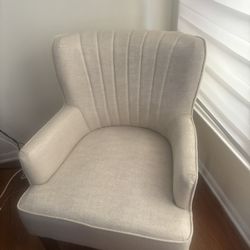 Small wingback chair