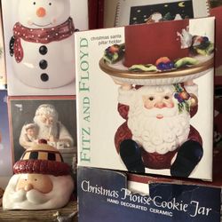 Christmas cookie Jars New