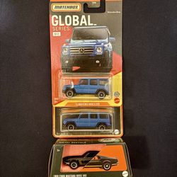 Matchbox Global, Black Card, Moving Parts, $4 & $5