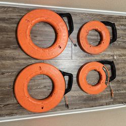 4 KLEIN FISH TAPE (SOLD ALL TOGETHER, NOTHING SEPARATELY)