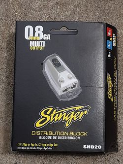 New car stereo distribution block 0-8 ga