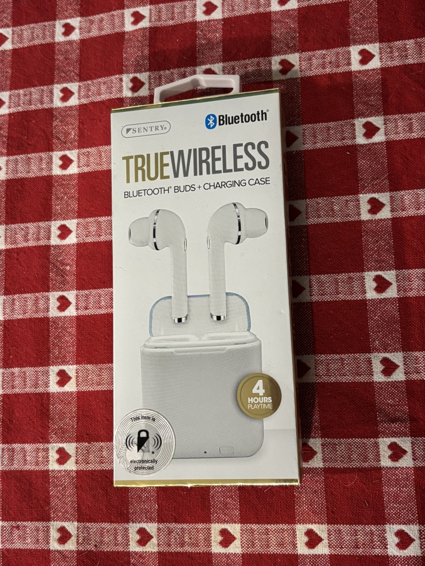 White Sentry Wireless Earbuds