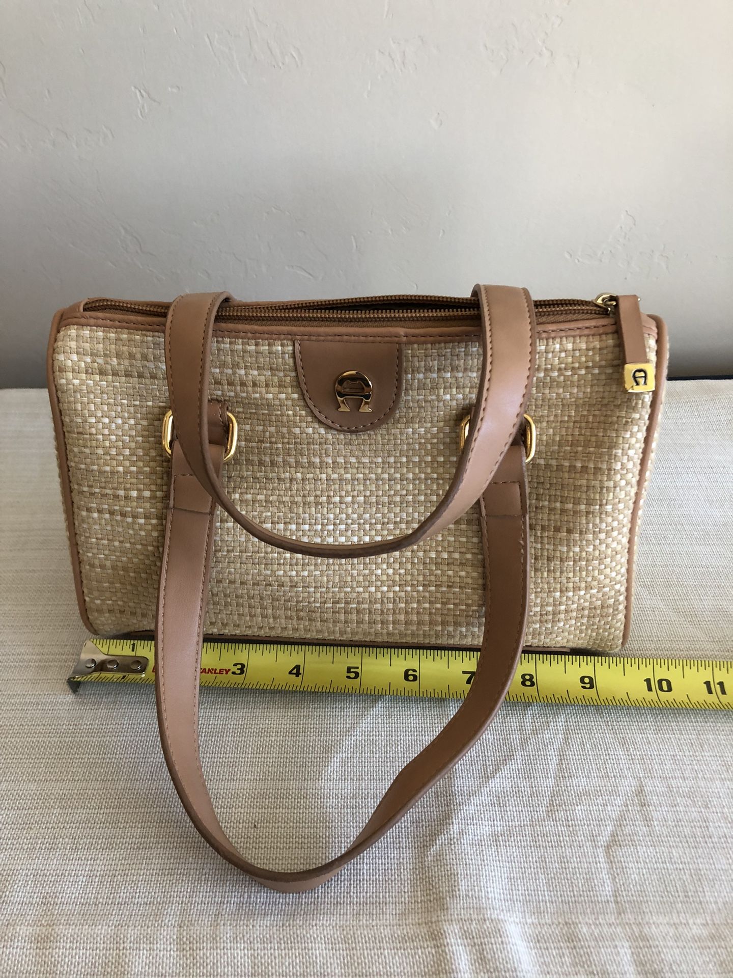 Etienne Aigner Straw Summer Handbag